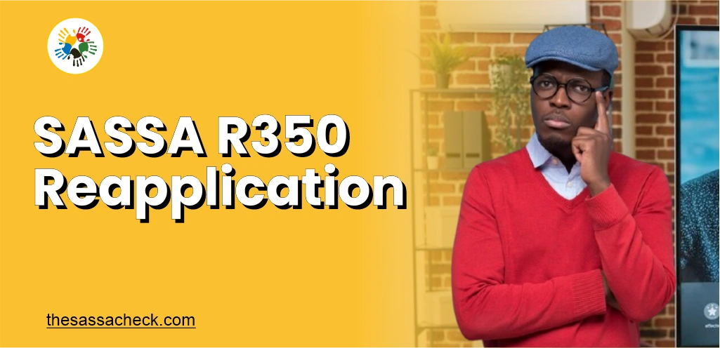 SASSA Reapplication for R350