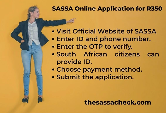 SASSA Online Application for R350
SRD R350, Online Apply